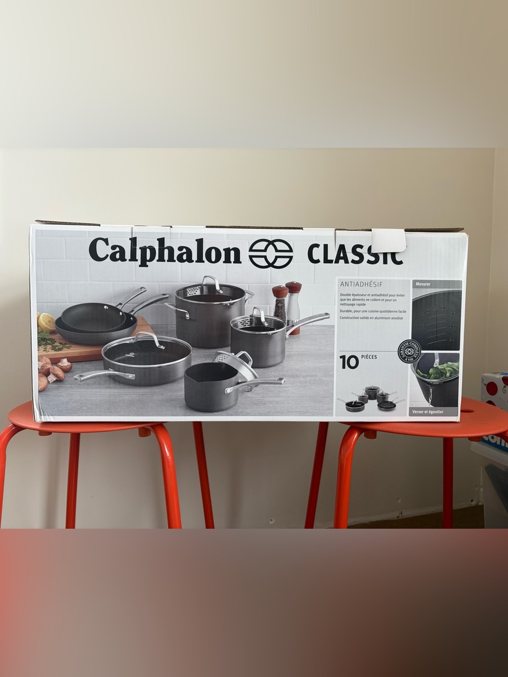Calphalon Classic 10 pc Cookware Set l Brand New in Box
